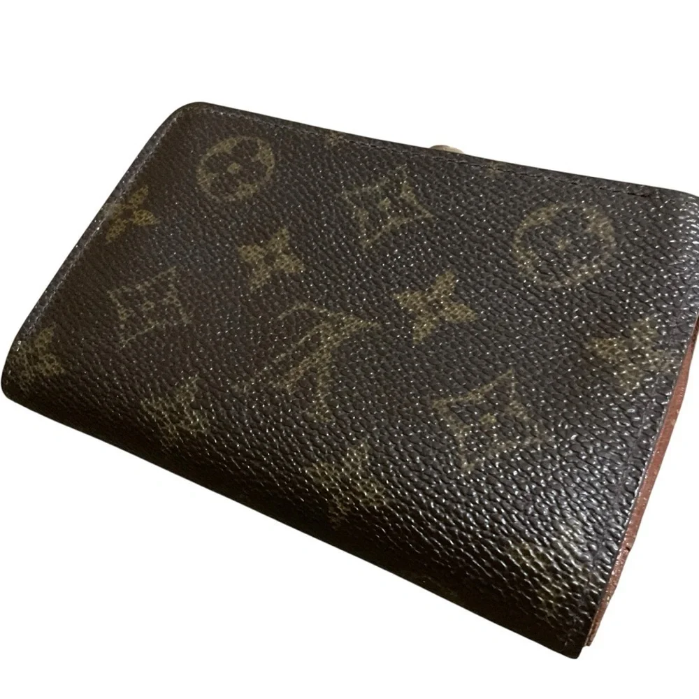 Louis Vuitton Textured Brown Monogram Wallet